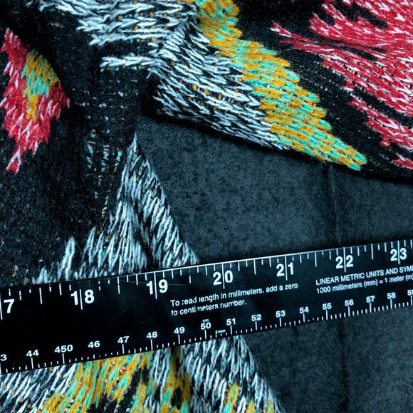 Peyton Jensen Womens Sweater Multicolored Cardigan Waterfall Open Front Small - Picture 8 of 12